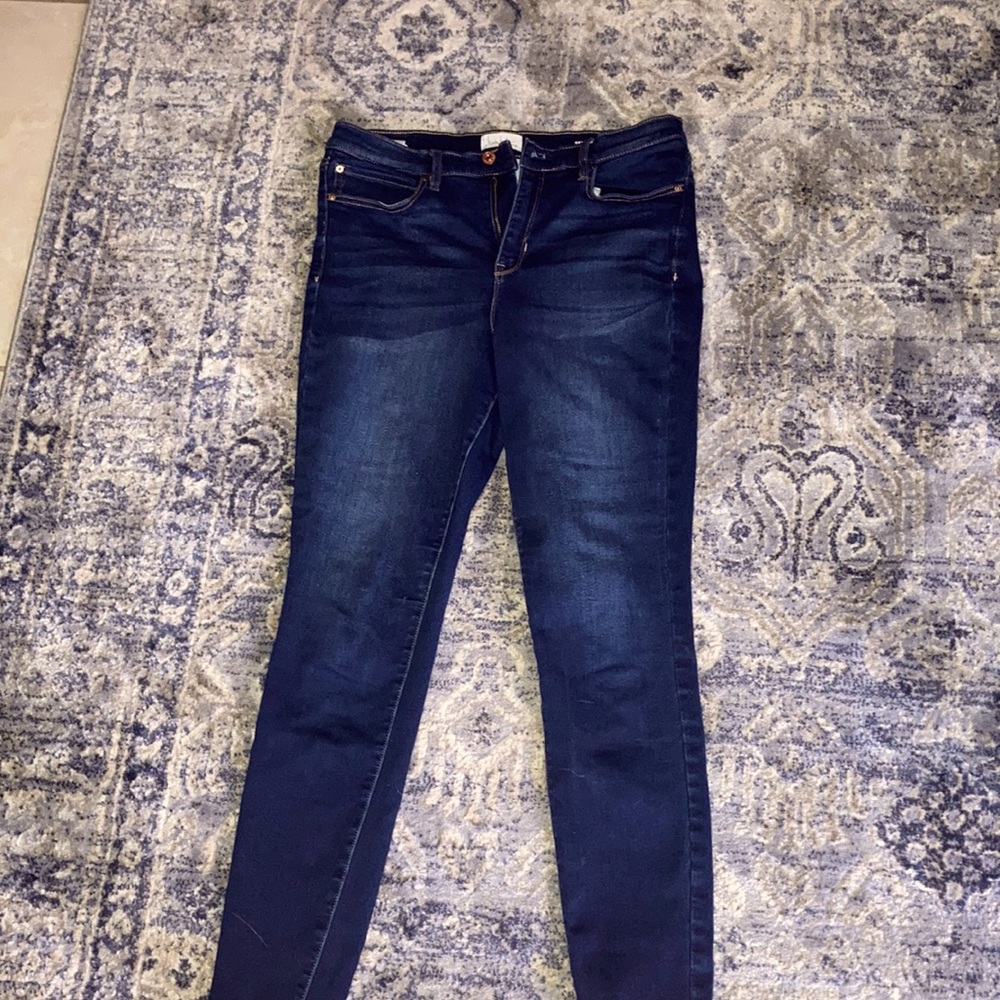 Nicole Miller High Rise Skinny Jeans Stretch Size 12